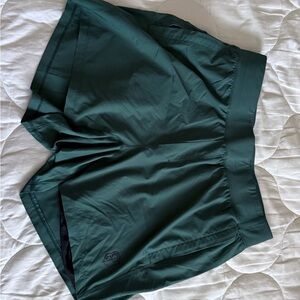 Born Primitive Green Athletic Shorts Smooth Synthetic Design